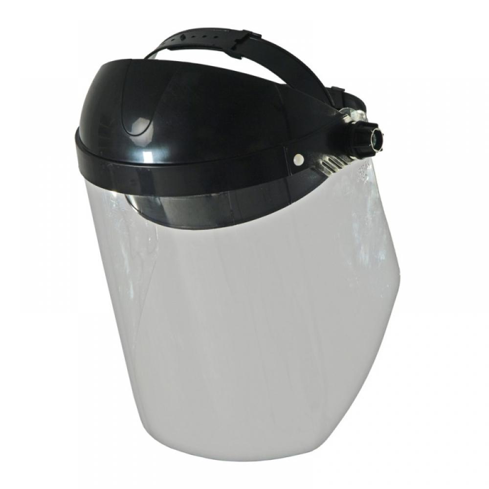 Polikarbonát arcvédőpajzs, 1mm vastag, 190mm x 300mm 0