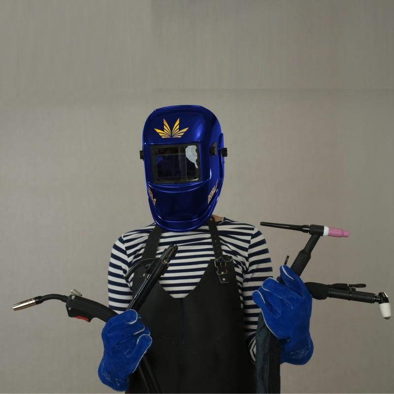 Önsötétedő hegesztőpajzs PROFI, 4szenzor, 2funció, védőüveg 0