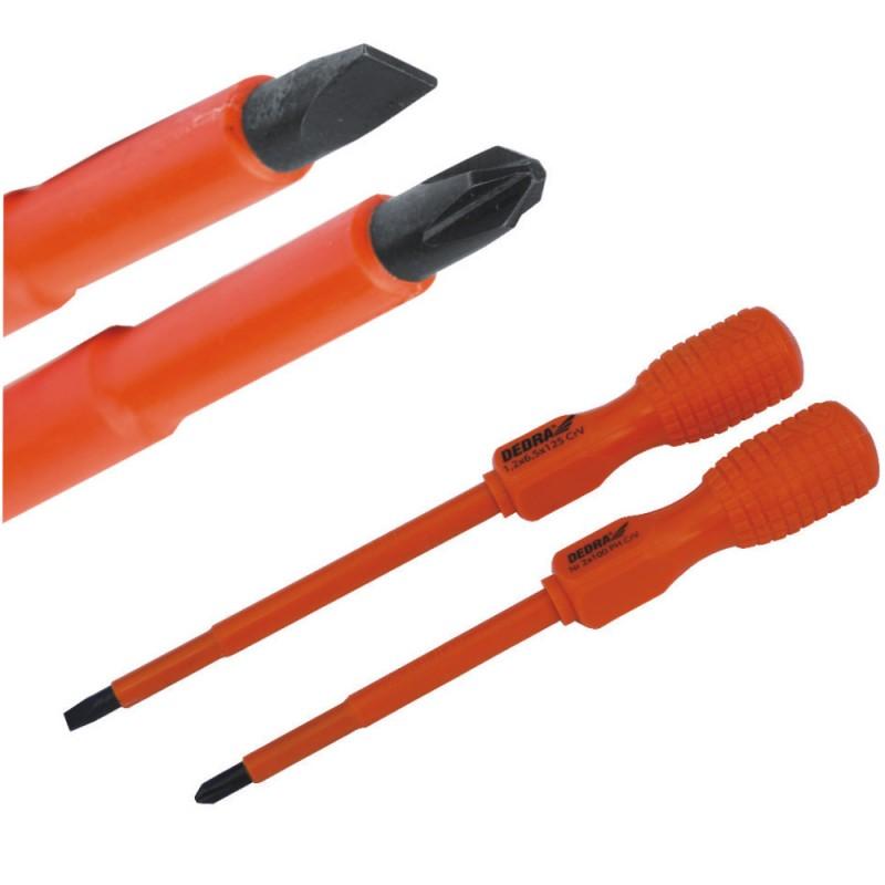 Elektrotechnikus lapos csavarhúzó EL 0,6x3,0x75mm 0