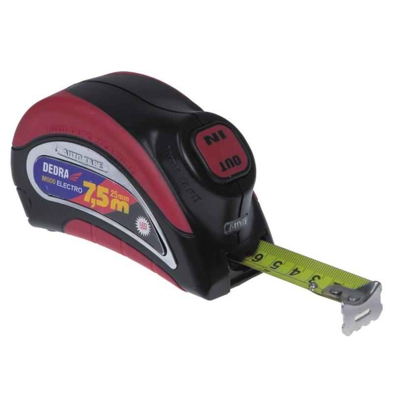 Elektromos mérőszalag, 7,5m/25mm 0