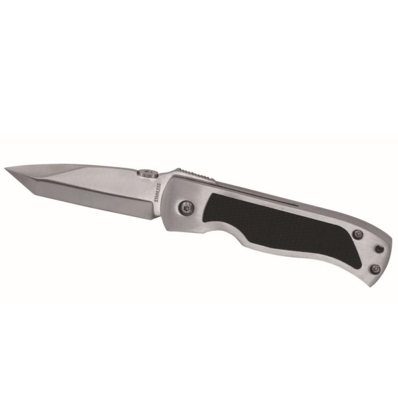 Rozsdamentes összecsukható kés, gumifoglalat 0