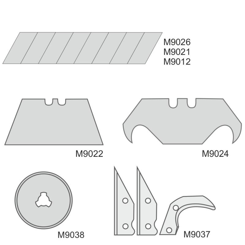 Tartalék penge biztonsági késhez, M9027, 3db 0