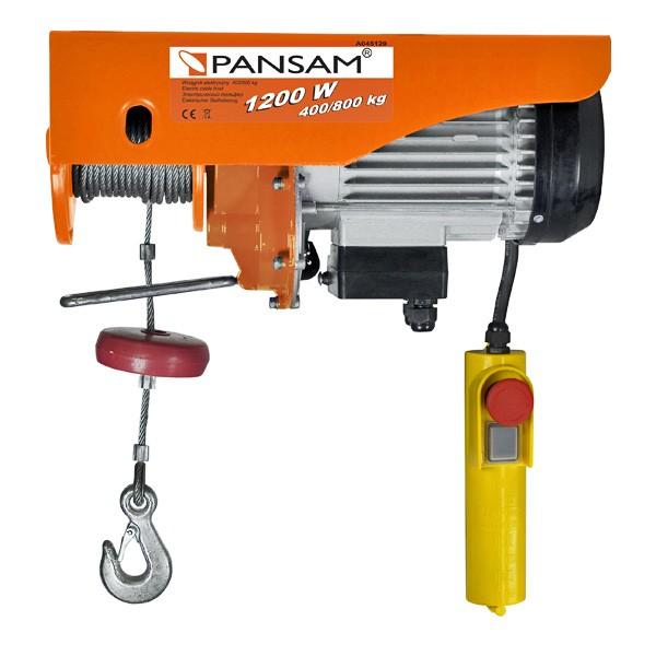 Elektromos csörlőemelő 1200W, 400/800kg 0