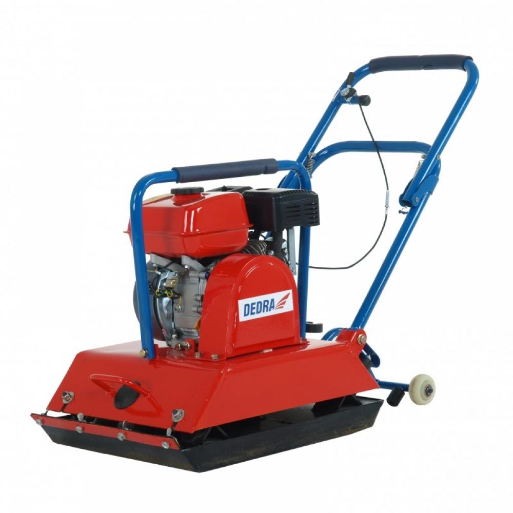 Talajtömörítő 93kg, 5,5KM,lenyomat méret 550x420, fekete gumialjazat, szállítást konnyito kerék 0