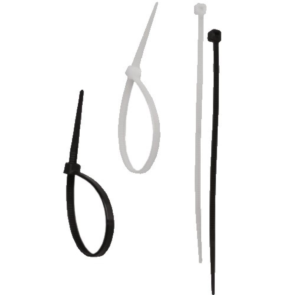 Nylonos kábelkötő 2,5x100 fehér, 100db 0