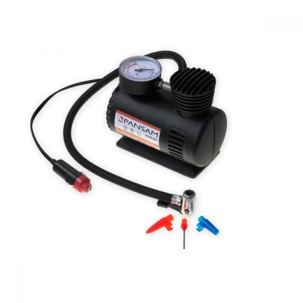 Kompresszor automobilhoz, 12V 250PSI 11l/min, tömlő 0,5cm 0