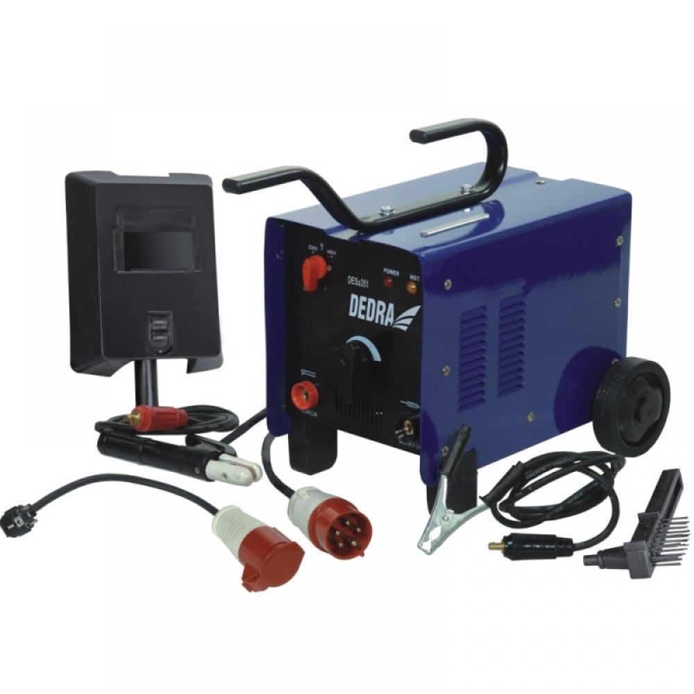 Transzformátoros hegesztőgép 250A 230V/400V, forrasztókábel, elekrtódatartó 1,5m, védopajzs, kefe, k 0