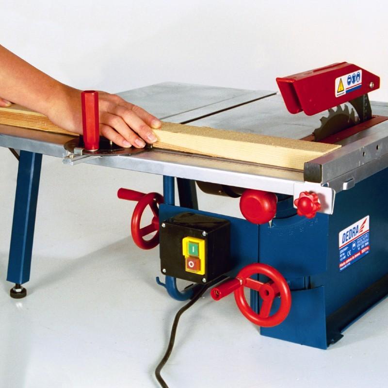 Asztali faipari körfűrész karbid tárcsával 1000W,200mm, állítható vágószog, állítható vágómagasság 0