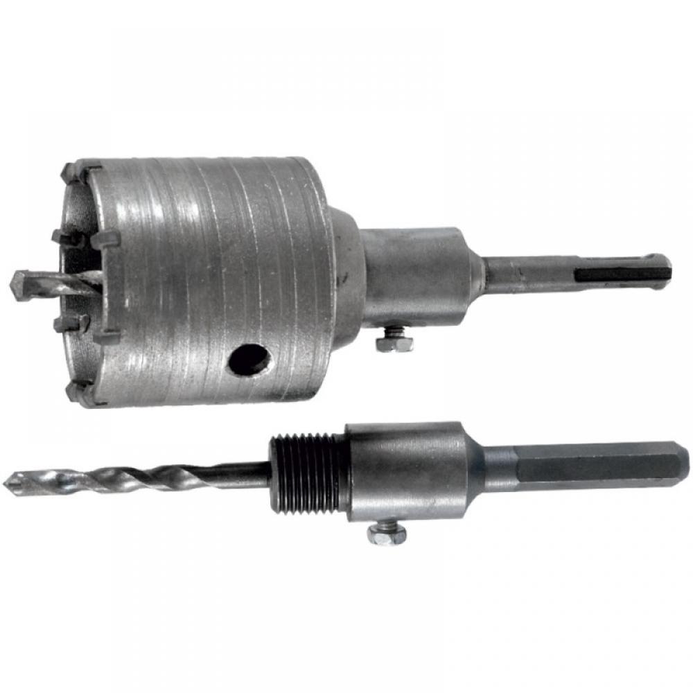 Koronás fúró SDS plusz, 80mm, fúróvezetővel 0