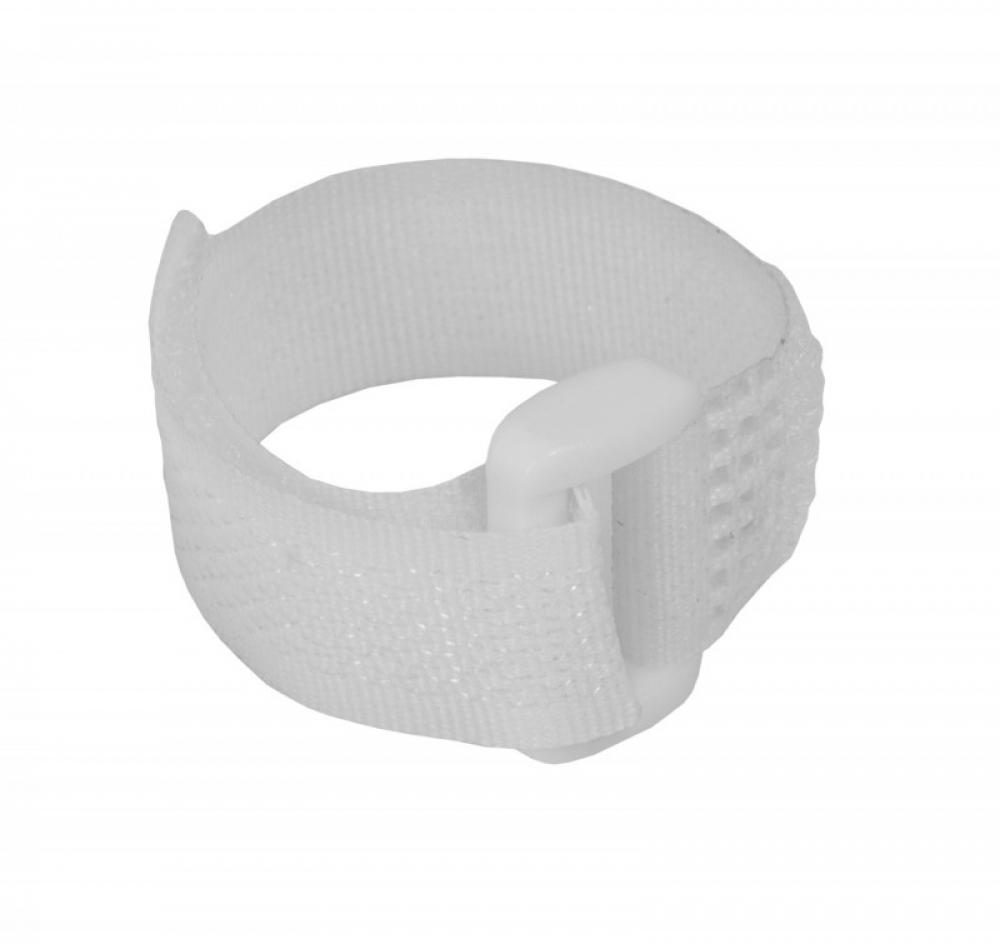 Tépőzáras szíj 12x150mm, fehér 5db 0