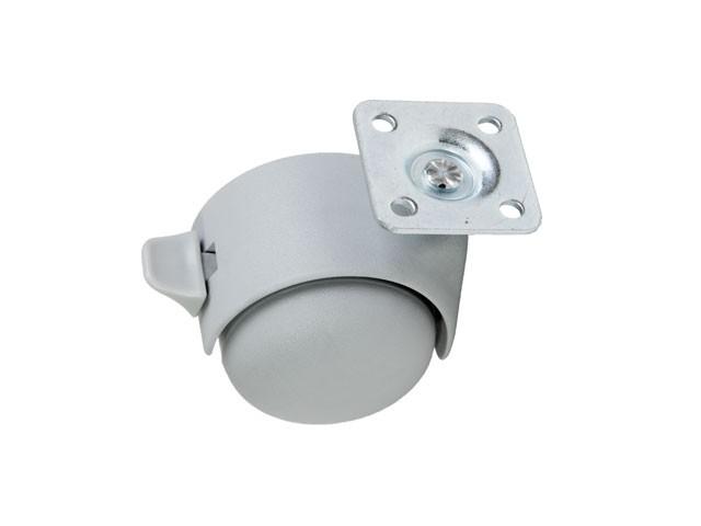 BELTÉRI BÚTORGÖRGŐ 184.5020.9006 FÉKEZŐS TALPAS 50mm, 35kg SZÜRKE 0