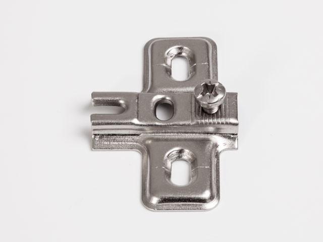 Megszűnt-T_ T_ BÚTORPÁNT TITUS 244-7369-050 PÁNTALÁTÉT MINI, 0mm csavar nélkül NIKKEL 0