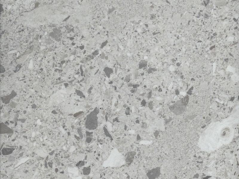 T_ LAMINÁT TÁBLA K095 SU LIGHT TERRAZZO MARBLE, 4120x1350x0,65mm 0