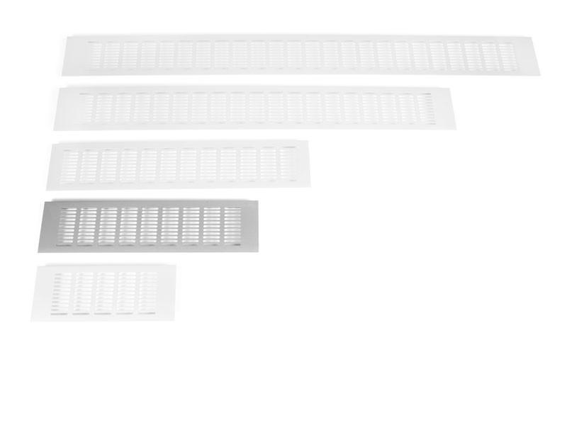 Megszűnt-SZELLŐZŐRÁCS ALUMÍNIUM 59108 100x400mm ALUMÍNIUM 0