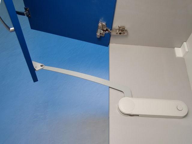 HAFELE FELNYÍLÓ 3672 010 004 FOLD A20 BALOS VIZSZINTES HARMÓNIKA VASALAT SZÜRKE 0