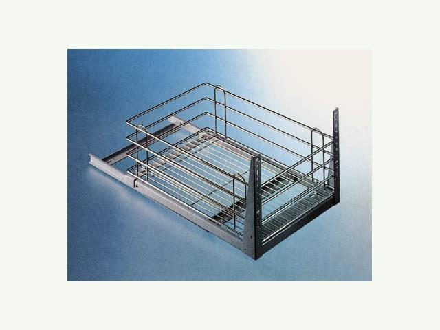 BELSŐ FÉMRÁCS CP260 FIÓK ELŐLAPTARTÓVAL 545×257×505 mm KRÓM-SZÜRKE 0
