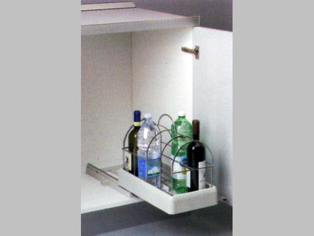 FÜRDŐSZOBAI TÁROLÓ ART 160 PALACKTARTÓ 267x370x430 mm SZÜRKE-KRÓM 0