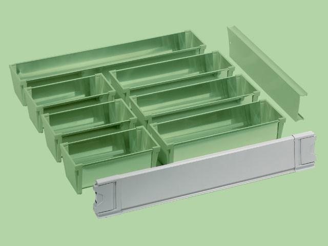 GRASS DUPLAFALÚ FÉM FIÓKOLDAL DWD 12101.550 OSZTÓBETÉT 550 mm SZÜRKE 0