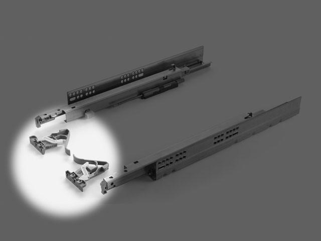 T_ GRASS REJTETT FIÓKCSÚSZÓ 710.610 FRONTRÖGZITÖ . SZÜRKE 0