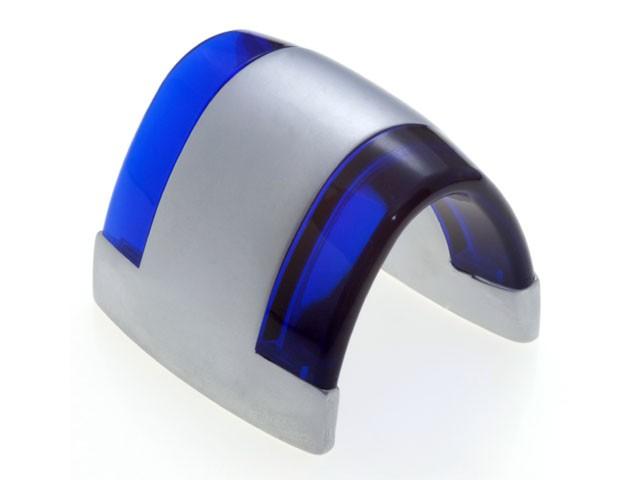 T_ BÚTORFOGANTYÚ 1360-40 ZN2KGSU2 32 MATT KRÓM-KÉK ÁTLÁTSZÓ 0