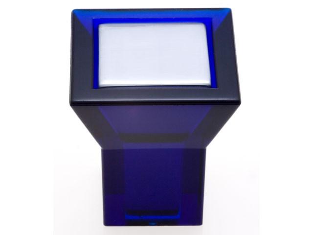 T_ BÚTORFOGANTYÚ 1583-22 ZN1KGSA3 GOMB KRÓM-KÉK ÁTTETSZŐ 0