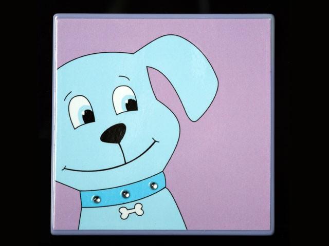 BÚTORFOGANTYÚ 8079-60 KUTYA 60X60 LILA 0