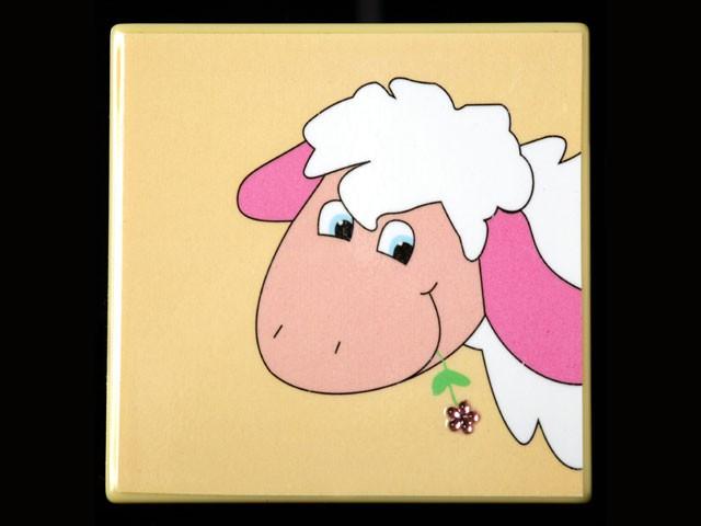 BÚTORFOGANTYÚ 8079-60 BÁRÁNY 60X60 SÁRGA 0