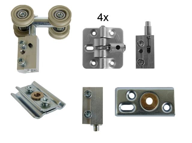 T_ TOLÓAJTÓ BÚTORLAPHOZ PRINCE SZERELVÉNY CSOMAG . ACÉL 0