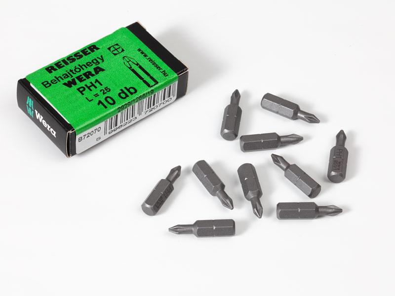 WERA BEHAJTÓHEGY PH1 25mm - 10db/csomag 0
