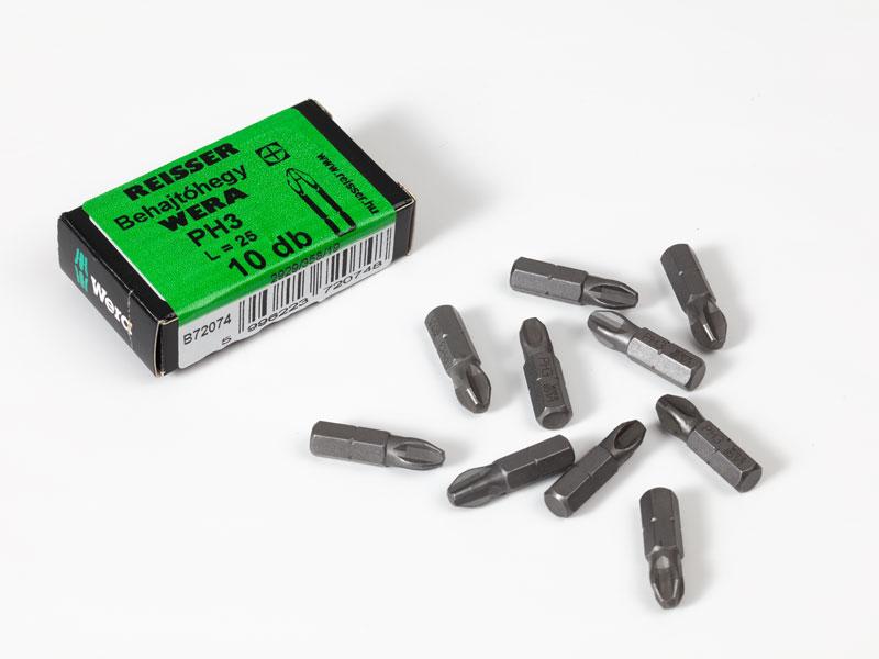 WERA BEHAJTÓHEGY PH3 25mm - 10db/csomag 0