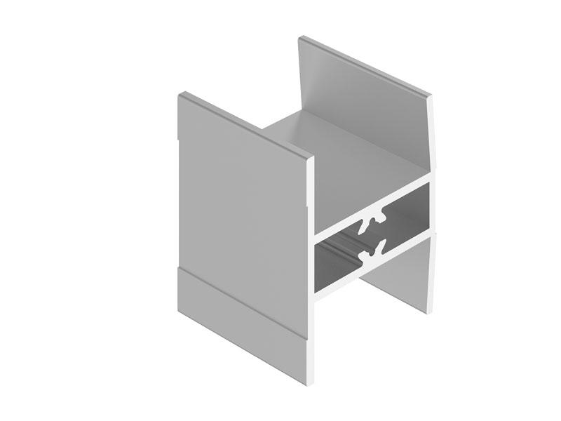 T_ TOLÓAJTÓ BÚTORLAPHOZ FRAME H PROFIL 3m ALUMÍNIUM 0