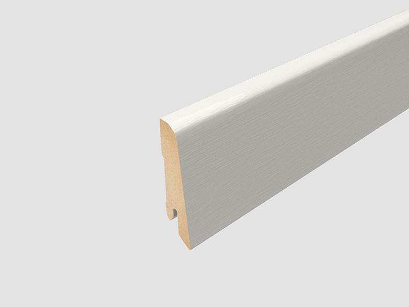 SZEGÉLYLÉC L201 FEHÉR, EPL170/H1122 + EPL172/H1401 LAMINÁLT PADLÓHOZ 2400x17x60mm 0