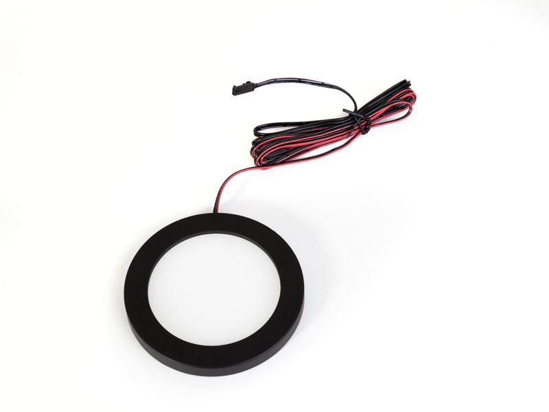 T_ LED VILÁGÍTÁS SLL05 KÜLSŐLEG VEZÉRELHETŐ FÉNYERŐ ÉS SZÍNHŐMÉRSÉKLET D=94mm MAX.4W FEKETE 0