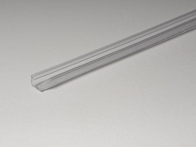 Megszűnt-ALUMÍNIUM KERETPROFIL AP06 ÜVEGBEFOGÓ 3000mm ÁTLÁTSZÓ 0