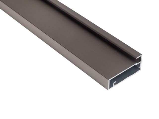Megszűnt-ALUMÍNIUM KERETPROFIL FA03 45x21x4100 mm INOX 0