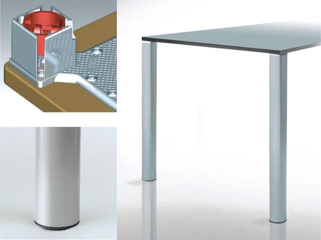 ASZTALLÁB 618 QUADRATONDA 700 SZÜRKE 0