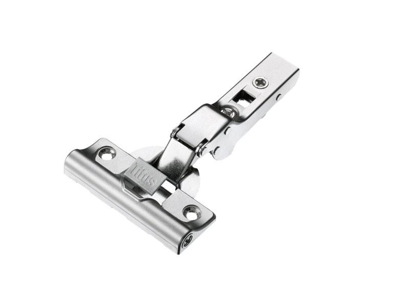 BÚTORPÁNT TITUS 708.0ZS0.054.00 T-TYPE GLISSANDO FÉLIG RÁÜTŐDŐ MAX. 35MM-ES AJTÓHOZ NIKKEL 0