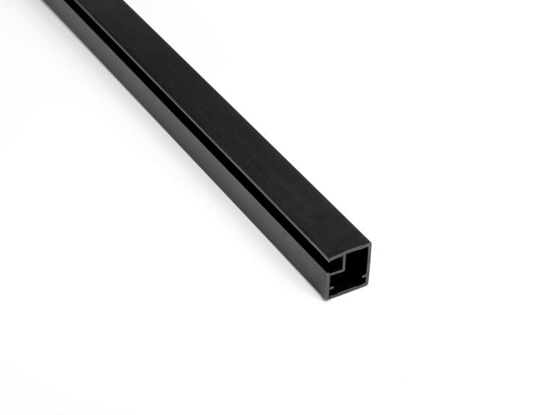 Megszűnt-ALUMÍNIUM KERETPROFIL FA01 19,5x21x4100 mm FEKETE 0