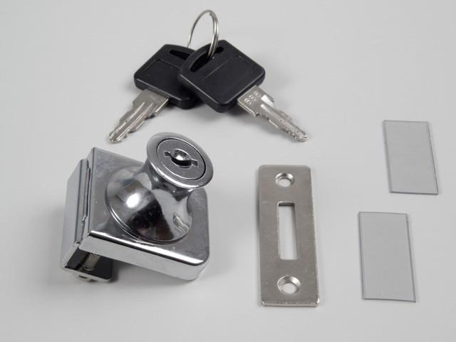 FL BÚTORZÁR FL-G-01-R ÜVEGAJTÓZÁR D19*L22 KRÓM 0