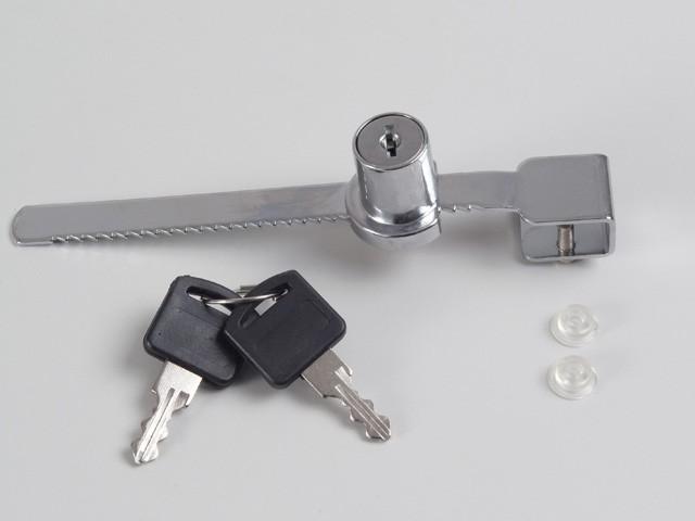 Megszűnt-FL BÚTORZÁR FL-SG-01-U FŰRÉSZFOGAS ÜVEGAJTÓZÁR 18*141mm KRÓM 0