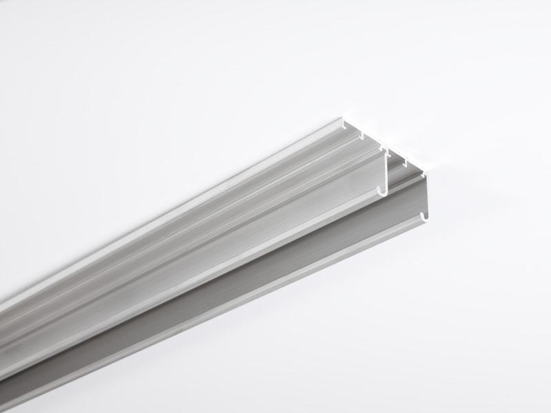 TOLÓAJTÓ BÚTORLAPHOZ 0200 UP DUPLA FELSŐ VEZETŐSÍN CSAVAROZHATÓ 3 fm EZÜST 0