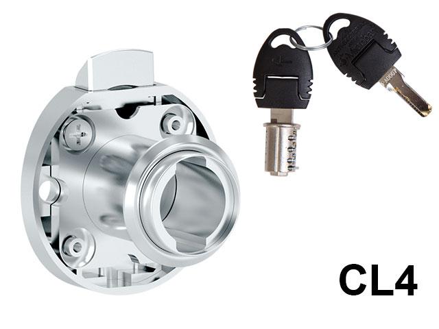 T_ CL BÚTORZÁR 735-CL4 RUGÓS FIÓKZÁR 33x35mm KÖR NIKKEL 0