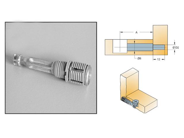 EXCENTERSZÁR GYORSSZERELÖS FÉM 10X34 mm 0