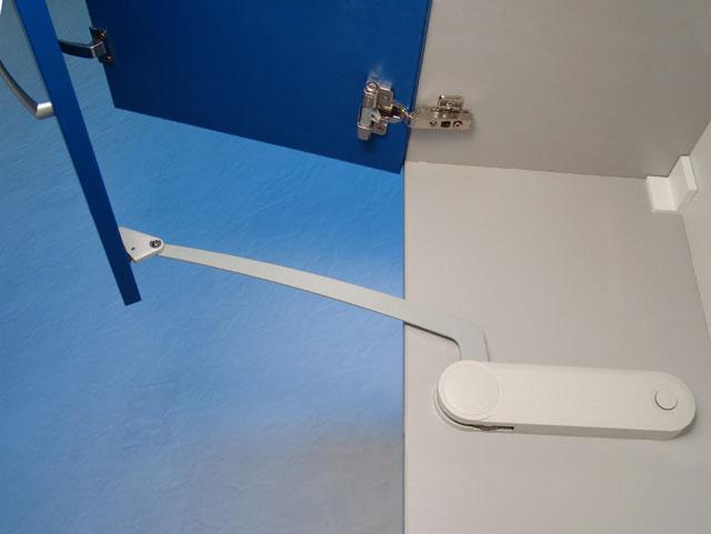 HAFELE FELNYÍLÓ 3672 020 006 FOLD B30 BALOS VIZSZINTES HARMÓNIKA VASALAT SZÜRKE 0