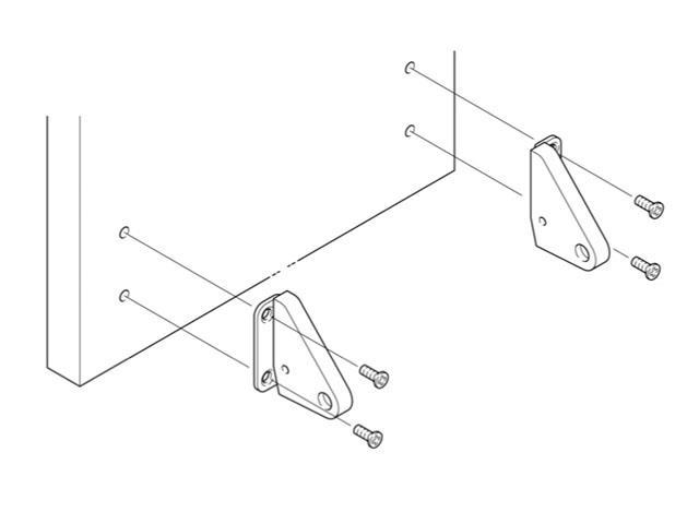 3672 006 002 RÖGZITÖ FÜL SZÜRKE BALOS, FAAJTÓKHOZ 0