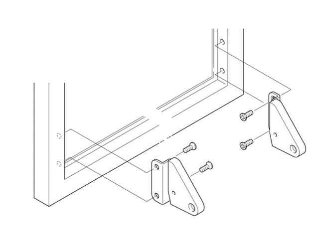 HAFELE FELNYÍLÓ 3672 008 001 RÖGZÍTŐ FÜL JOBBOS, ALUKERETHEZ SZÜRKE 0