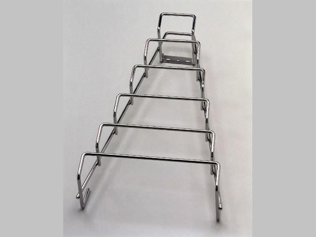 Megszűnt-KÜLSŐ FÉMRÁCS CO9801C FEDŐTARTÓ 245×440×95 mm KRÓM 0