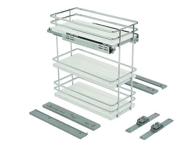 T_ BELSŐ FÉMRÁCS EGTHM40B30 OLDALLAPRA SZERELHETŐ 364×506×494mm KRÓM-FEHÉR 0