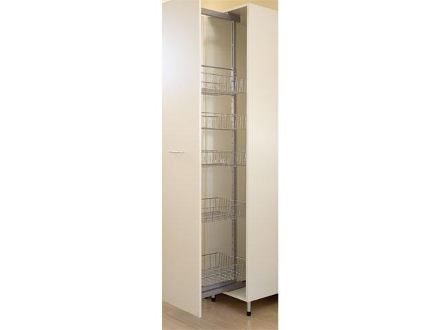 E4063 KAMRAP.VAS+5 KOSÁR SZÜRKE-KRÓM 1605-2005/400 mm 0