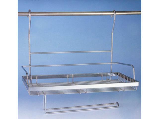 GP108 ÜV TARTÓ 1 TÁLCÁS MAGAS KRÓM 400x370x225 mm 0